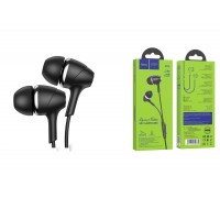 Наушники вакуумные проводные HOCO M76 Maya universal earphones (черный)