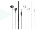 Наушники вакуумные проводные HOCO M76 Maya universal earphones (черный)