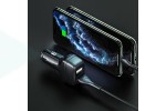 Автомобильное зарядное устройство АЗУ 2USB + кабель MicroUSB HOCO Z36 Leader 2400mAh (черный)