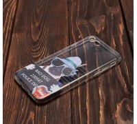 Чехол силиконовый для iPhone 7/8 с рисунком "Милые животные"
