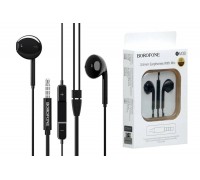 Наушники вакуумные проводные BOROFONE BM30 universal earphones AUX (черный)