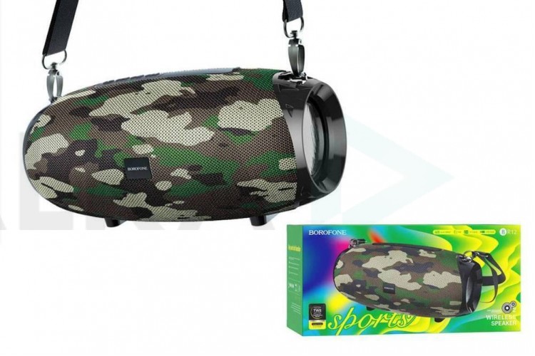 Портативная беспроводная колонка BOROFONE BR12 Amplio sports wireless speaker (камуфляж)
