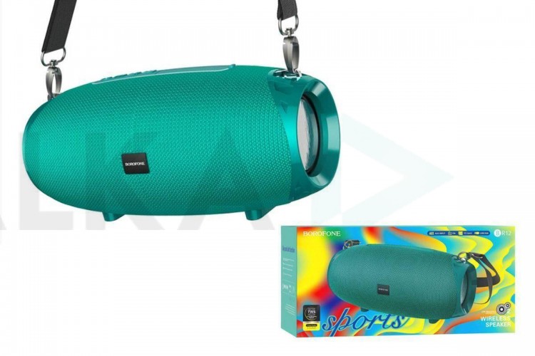 Портативная беспроводная колонка BOROFONE BR12 Amplio sports wireless speaker (зеленый)