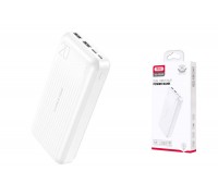 Универсальный дополнительный аккумулятор Power Bank XO PB302 Light Display 20000mAh White