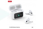 Наушники вакуумные беспроводные с экраном XO X36 Smart Screen ANC Active Noise Cancellation TWSt White