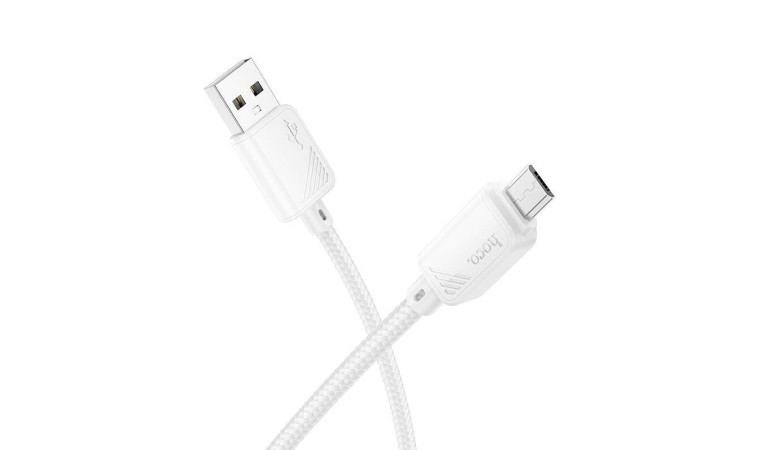 Кабель USB - MicroUSB HOCO X113 (белый) 1м Кабель USB - MicroUSB HOCO X113 (белый) 1м