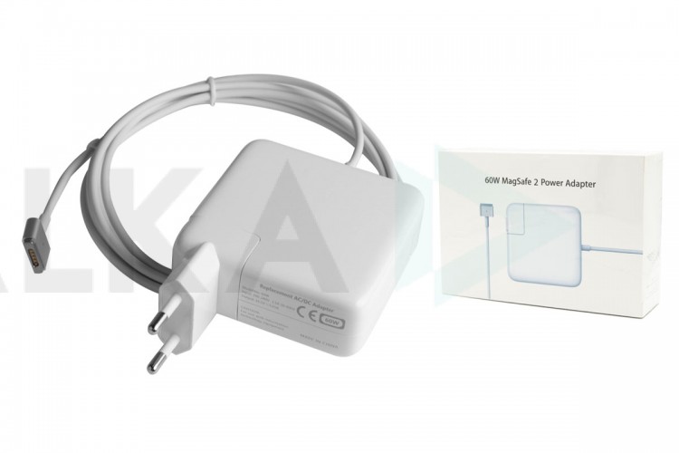 Блок питания / зарядное устройство для ноутбука Apple Macbook (16.5V, 3.65A, 60W, MS2) GQ
