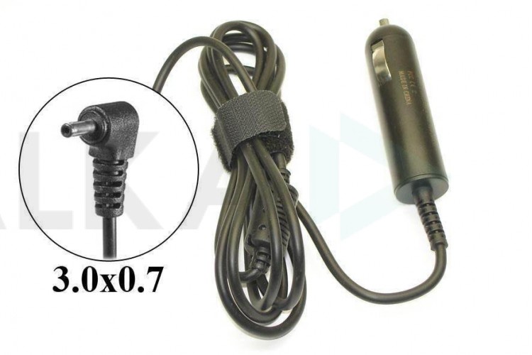 Зарядное устройство автомобильное для ноутбука Samsung (19.0V, 2.1A, 3.0*0.7)