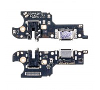 Шлейф для Realme C25/ C25S с разъемом зарядки + разъем гарнитуры (плата)