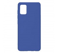 Чехол для Samsung A22 тонкий (синий)