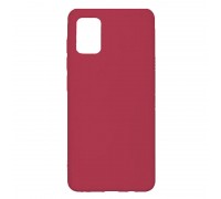 Чехол для Samsung A51 (A515F) тонкий (бордовый)