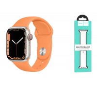 Ремешок для Apple Watch HOCO WA01 Классический спортивный силиконовый ремешок Flexible series (42-49 мм, календула)