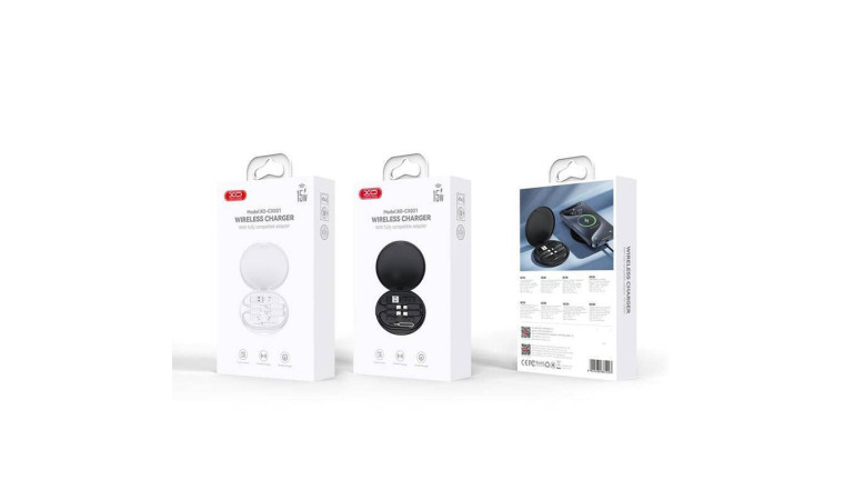 Беспроводное зарядное устройство XO CX031 Adapter Family Box + Magnetic 15W white