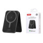 Картхолдер плюс AirTag метка XO LP04 Magnetic Card Pouch  Anti-Loss Locator (Apple MFI certified, for Apple system devices) Black