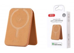 Картхолдер плюс AirTag метка XO LP04 Magnetic Card Pouch Anti-Loss Locator (Apple MFI certified, for Apple system devices) orange