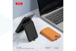 Картхолдер плюс AirTag метка XO LP04 Magnetic Card Pouch Anti-Loss Locator (Apple MFI certified, for Apple system devices) orange