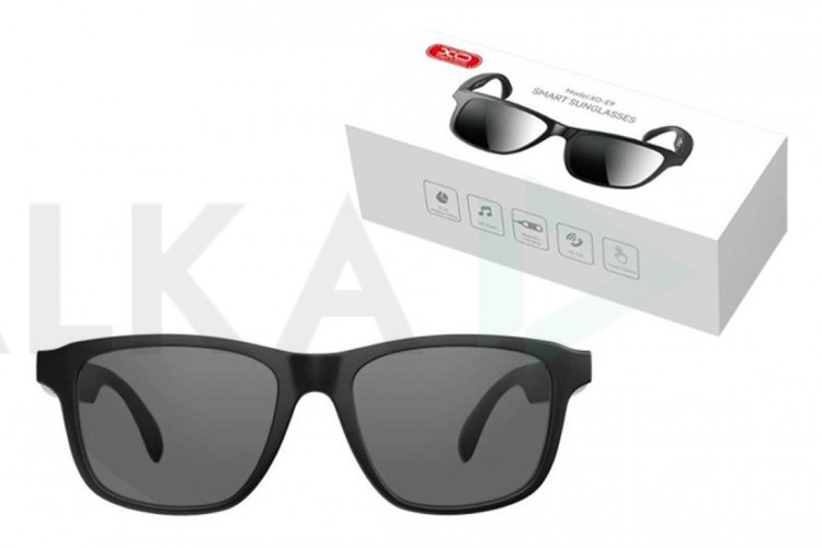 Очки с наушниками XO E9 Weiqi Smart Audio Glasses UV Protective Sunglasses Black