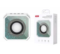 Портативная беспроводная колонка XO F60 Mech Transparent Color Lights Sound 3W white