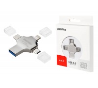 Флешка USB 3.0 Smartbuy MC15 Metal Quad 128GB (SB128GBMC15)