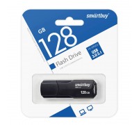 Флешка USB 3.0 /3.1 SmartBuy CLUE Black 128GB (SB128GBCLU-K3)