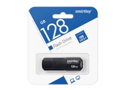 Флешка USB 3.0 /3.1 SmartBuy CLUE Black 128GB (SB128GBCLU-K3)