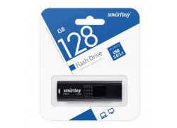 Флешка USB 3.0 SmartBuy Fashion Black128GB (SB128GB3FSK)
