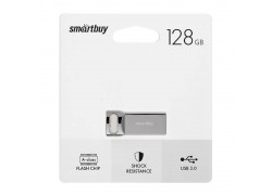 Флешка USB 3.0 /3.1 SmartBuy M2 Metal 128GB R/W up to 180/170 MB/s гарантия 5 лет (SB128GBM2)