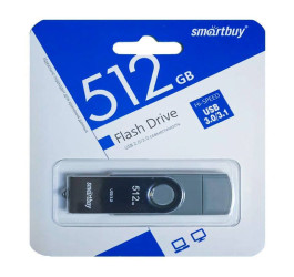 Флешка USB 3.0/3.1 Smartbuy Twist Dual 512GB (SB512GB3DUOTWK)