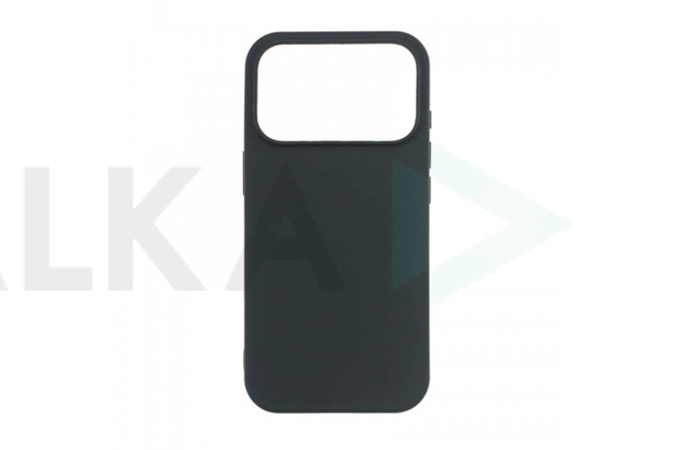 Чехол силиконовый для iPhone 17 Pro (6,3) тонкий (черный)