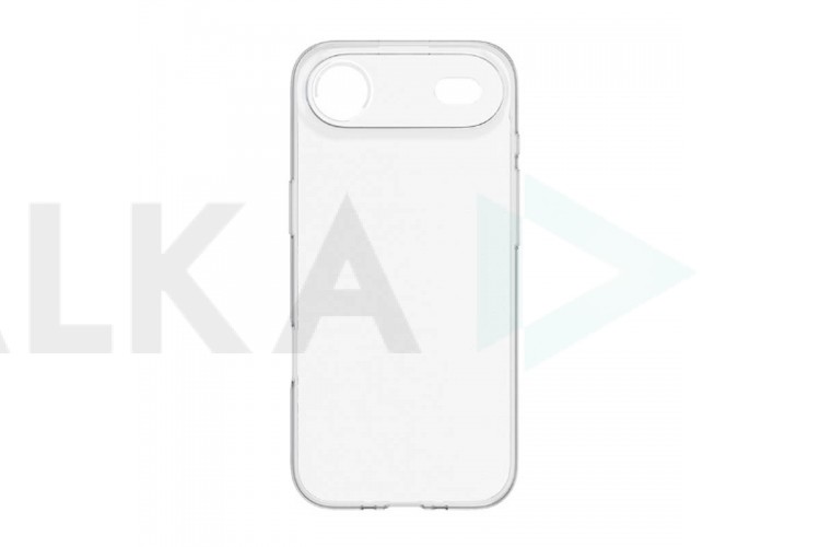 Чехол силиконовый для iPhone 17 Air (6,6) тонкий (прозрачный)