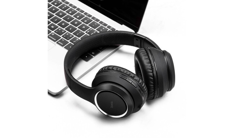 Наушники мониторные беспроводные HOCO W28 Journey wireless headphones Bluetooth (черный) Наушники мониторные беспроводные HOCO W28 Journey wireless headphones Bluetooth (черный)