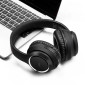 Наушники мониторные беспроводные HOCO W28 Journey wireless headphones Bluetooth (черный)