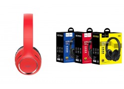 Наушники мониторные беспроводные HOCO W28 Journey wireless headphones Bluetooth (красный)