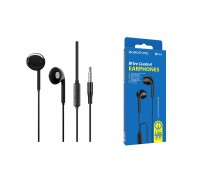 Наушники вакуумные проводные BOROFONE BM54 Maya Universal earphones (черный)