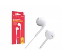 Наушники вакуумные проводные BOROFONE BM54 Maya Universal earphones (белый)