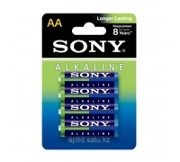 Батарейка алкалиновая SONY LR06 BL4/АА упаковка блистер цена за 4 шт