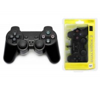 Геймпад проводной для Sony PlayStation 2 (упаковка блистер) черный PS2