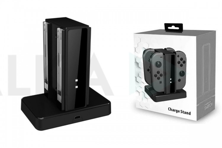 Настольная зарядная станция Nintendo Switch Charging Stand (Lucky Fox)