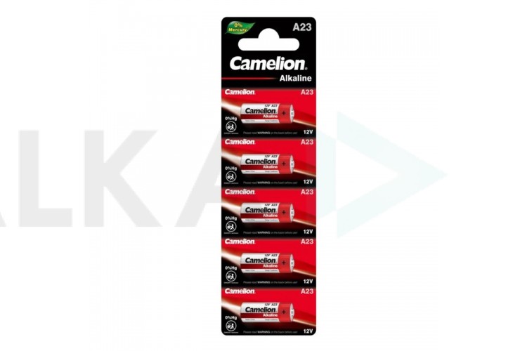 Батарейка алкалиновая 23A Camelion 5BL (блистер 5 штук)