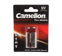 Батарейка алкалиновая Camelion 6LR61 крона/1BL Plus Alkaline (цена за блистер 1 шт)