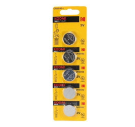 Батарейка литиевая KODAK CR2032/5BL MAX Lithium цена за блистер 5 шт