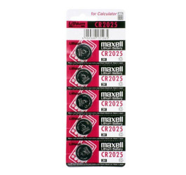 Батарейка литиевая MAXELL CR2025/5BL цена за блистер 5 шт