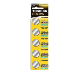 Батарейка литиевая Toshiba CR2025/5BL цена за блистер 5 шт