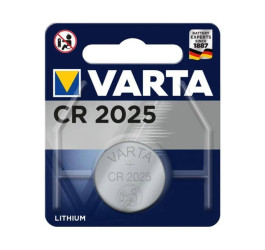 Батарейка литиевая VARTA CR2025/1BL цена за блистер 1 шт