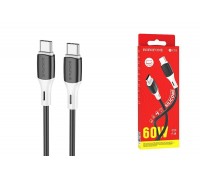 Кабель USB Type-C - USB Type-C BOROFONE BX79, PD60W (черный) 1м