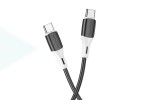 Кабель USB Type-C - USB Type-C BOROFONE BX79, PD60W (черный) 1м