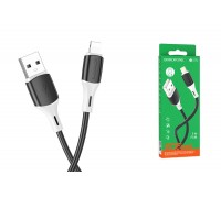 Кабель USB - Lightning BOROFONE BX79 2,4A силиконовый (черный) 1м 