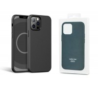 Чехол для iPhone 13 Pro (6,1) MagSafe силиконовый с анимацией в цвет чехла на экране (черный)