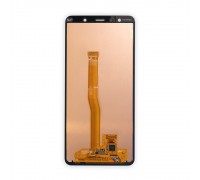 Дисплей для Samsung A750F Galaxy A7 (2018) Black в сборе с тачскрином, 100%