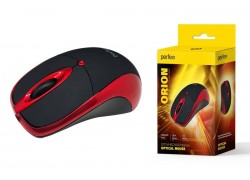 Мышь проводная Perfeo "ORION", 3 кн, DPI 1000, USB PF_A4794 (черно-красный)